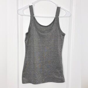Banana Republic Metallic Silver Tank Top Size XS